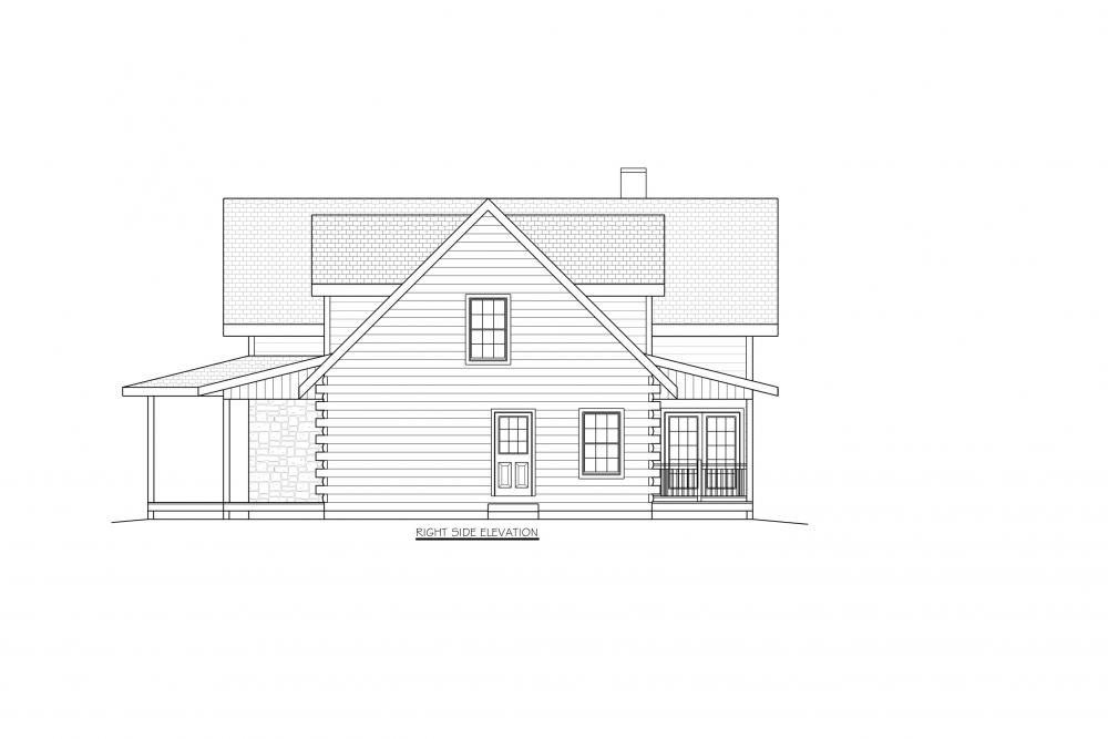 side elevation for golden eagle
