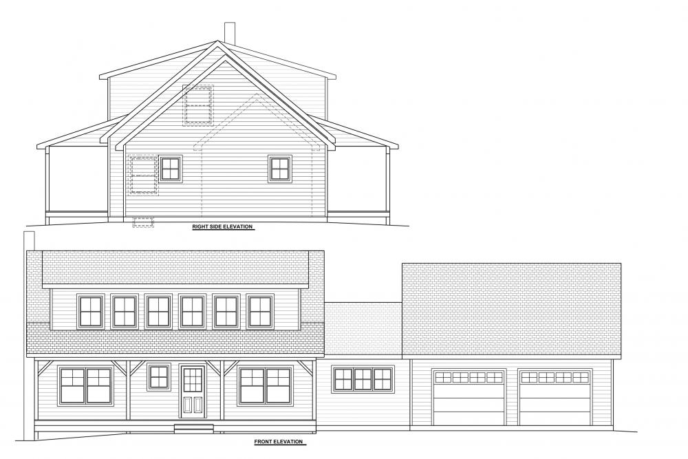 old logger side elevation