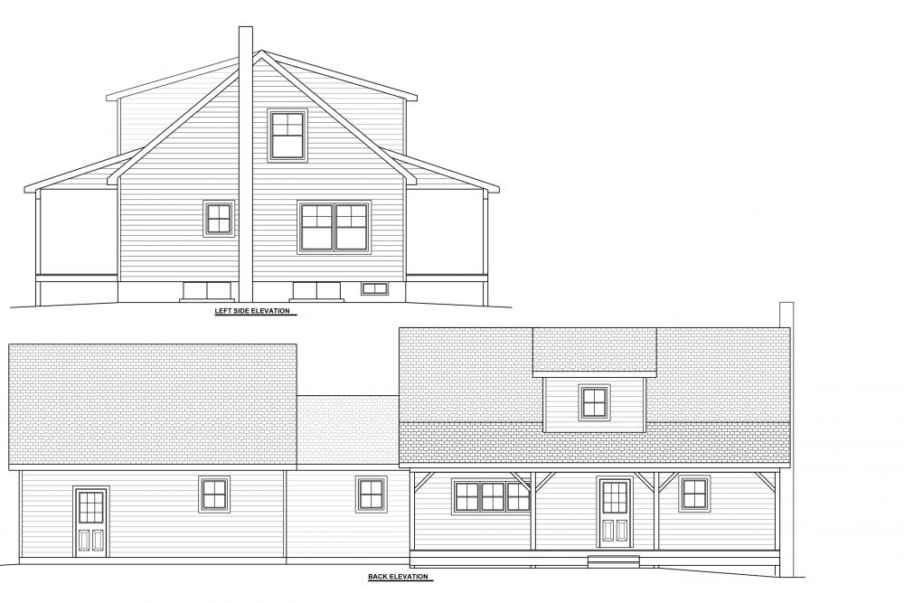 old logger side elevation