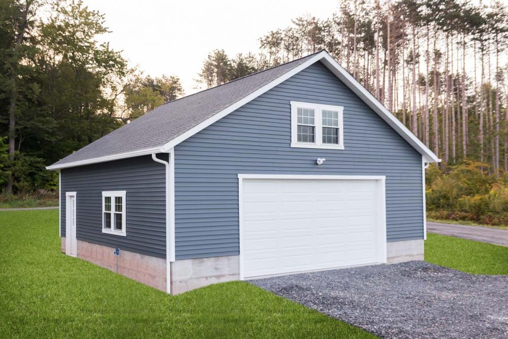 28' x 30' Vintage Garage with extra high foundation walls