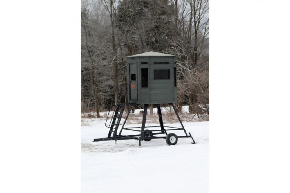 Shootin House on metal trailer stand 2