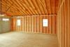 Interior of double wide garage 